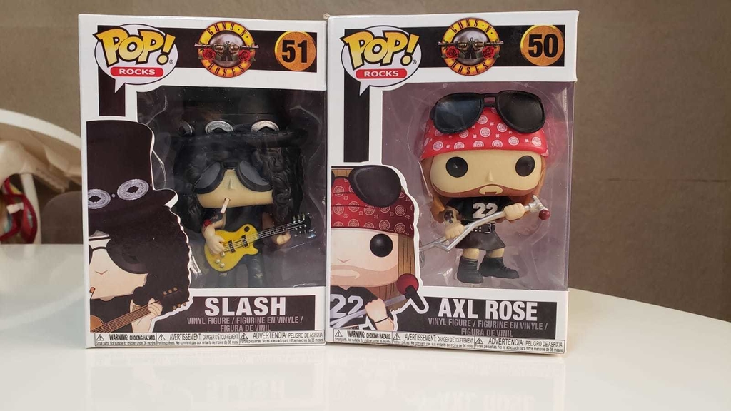 Simil Funko Pop Rock Guns N' Roses Axl Rose Slash