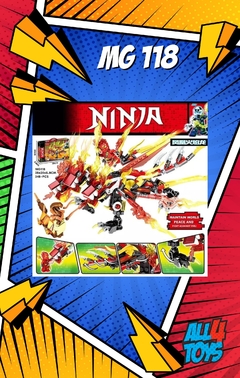 Ninjago MG 118 - Dragon 2ble cabeza Rojo
