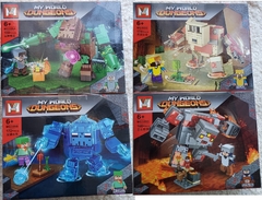 Minecraft Dungeons MG 355 Bloque Simil Lego - All4Toys