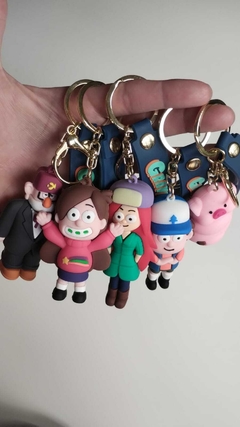 Disney Anime Gravy Falls Ilaveros accessori per borse chiave per auto portachiavi regalo di natale  26