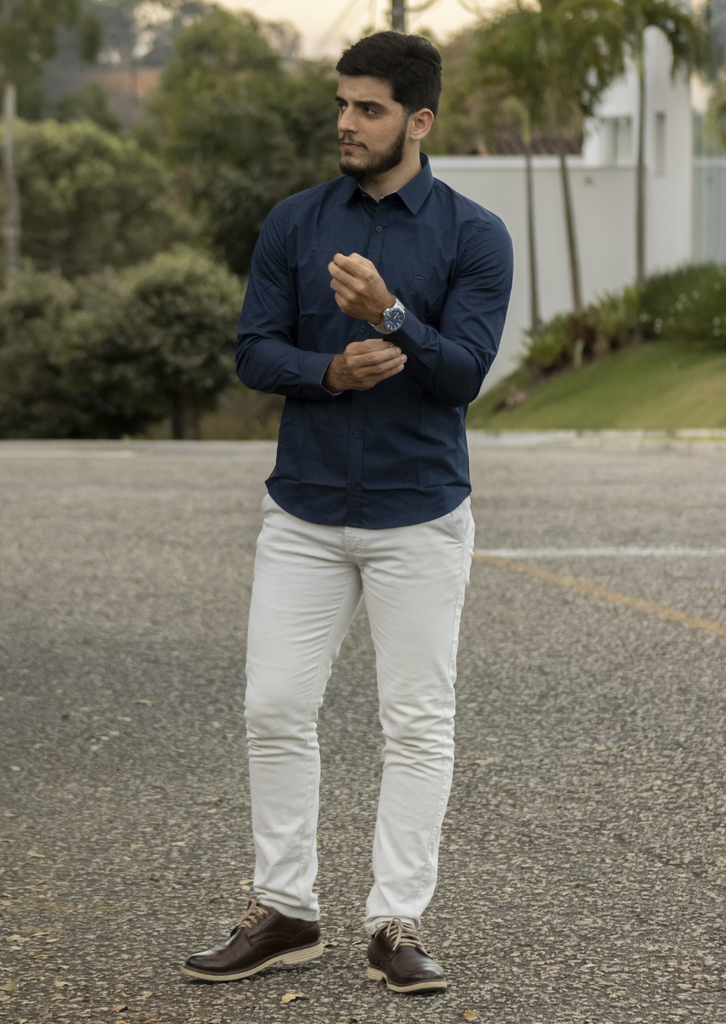 camisa masculina estilo