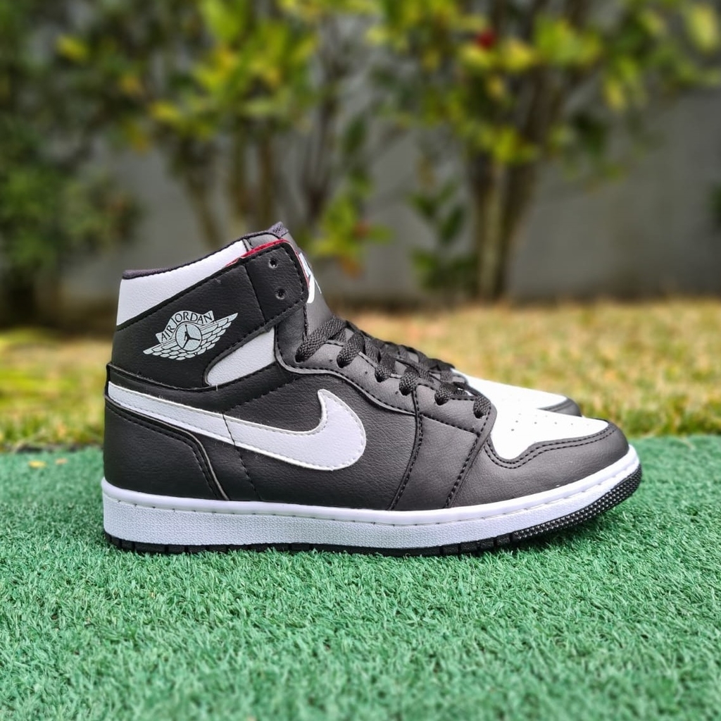 jordan 1 preto e branco