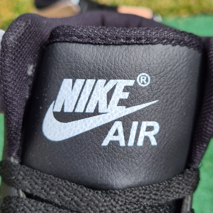 air jordan 1 preto e nude