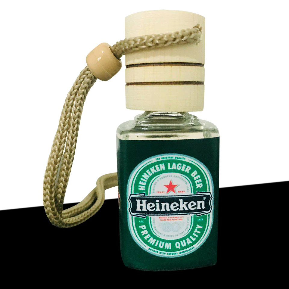 CHEIRINHO PARA CARRO PERSONALIZADO HEINEKEN AROMAS DE PERFUMES IMPORTA