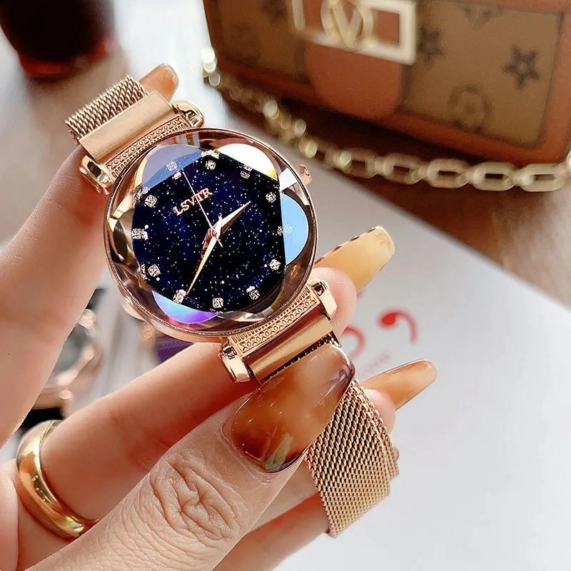 Relógio Feminino, Relógio Elegante da Moda, Conjunto de Relógio e Pulseira,  Relógio Luxuoso, Relógios, Relógio Pulseira