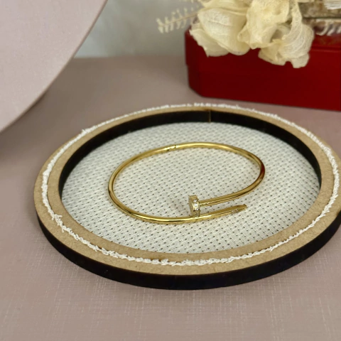 BRACELETE PREGO SLIM COM ZIRCONIA