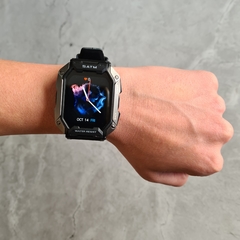 smartwatch TANK C20 negro alta resistencia, sumergible, deportes