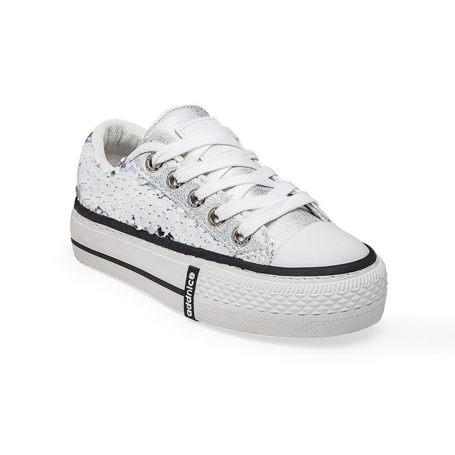 Zapatilla Addnice Lentejuelas Magnolia + Bolso