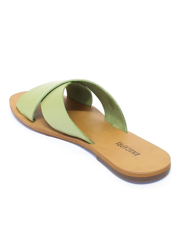 Chinelo Anacapri Tiras Cruzadas Verde
