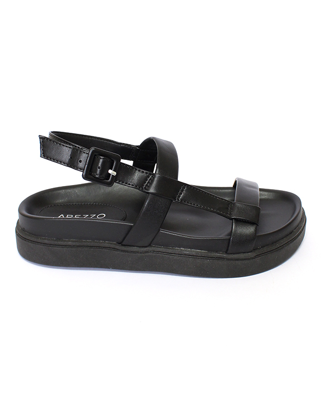 Sandália Arezzo Papete Preta