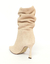 Bota Arezzo Slouchy Camurça Cream Beige - Espaço Bambini - Loja de calçados online