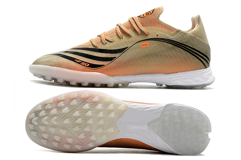 Chuteira Adidas X Speedflow 1 Messi El Retorno Tf Masculina Bege Chuteira Adidas X Speedflow 1 Messi El Retorno Tf Masculina Bege