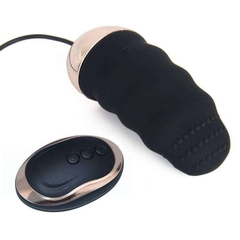 Vibrador Bullet Luxo Recarregável - Controle wireless - 10 Vibrações - Preto - comprar online