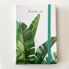 Caderneta capa dura - Folhas Tropicais