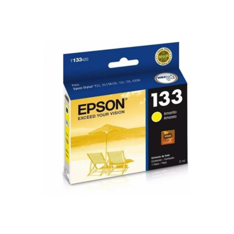 Cartucho 133 Magenta Epson Original T133 Color Para T22 T25