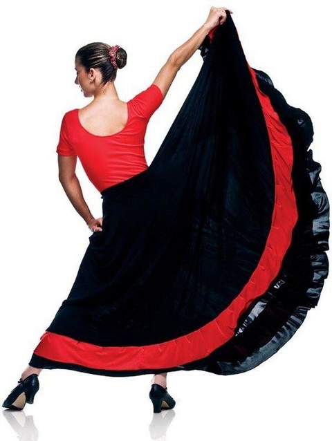 Saia de Flamenco liganete Capezio