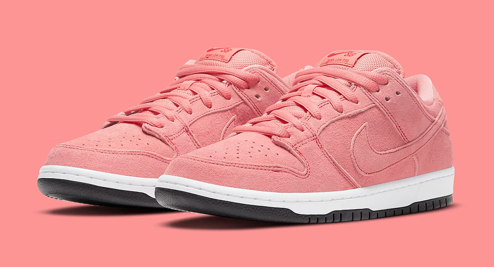 tenis dunk rosa