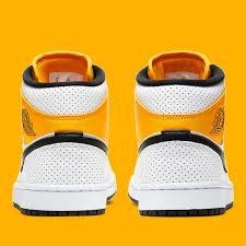 air jordan 1 mid laranja