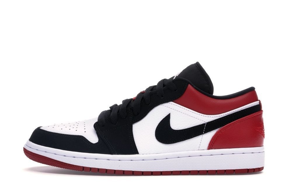 tênis nike air jordan 1 low black toe