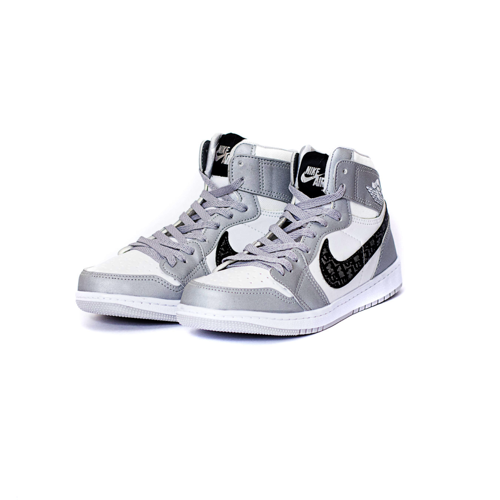 jordan cinza e branco