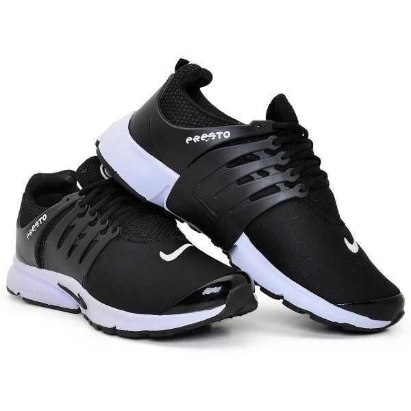 Calçados TÃªnis Nike Air Presto Preto Branco Tenis Nike Presto Preto