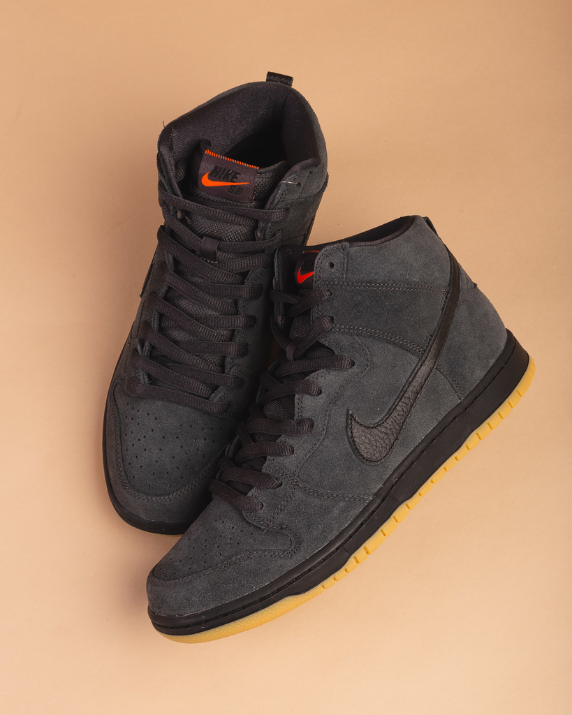 NIKE SB DUNK HIGH PRO ISO ORANGE LABEL SMOKE GREY