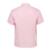 Camisa casual manga corta color rosado con bordado Mod. Aguilera - Costavana