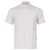 Casual short-sleeved shirt with pleated details Mod. Zeradidas (White)
