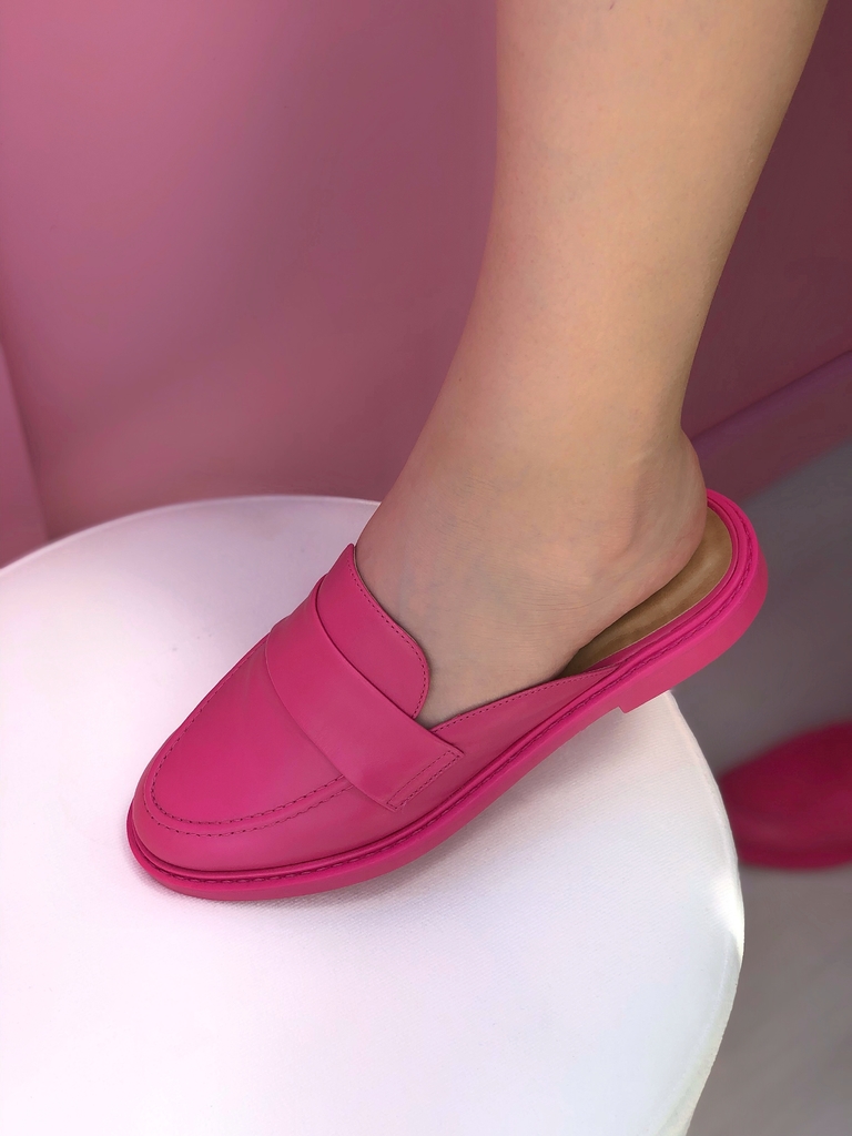 Mule Color Up Carrano Melancia - Ana Criss Sapatos