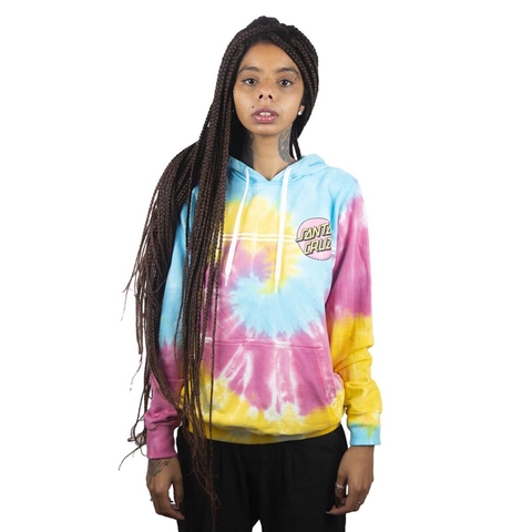 rainbow tie dye thrasher moletom com capuz