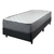 Sommier y Colchón 1 Plaza y Media de espuma Flexigom Dorado 90x190