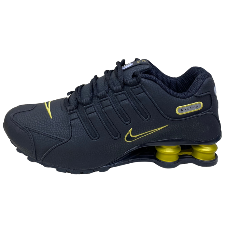 nike shox nz branco dourado