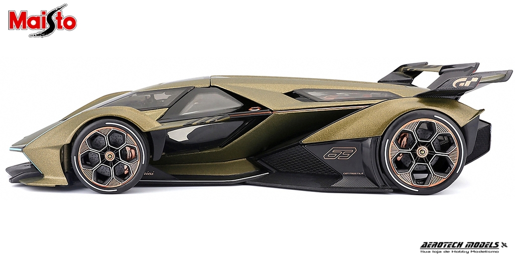 Lamborghini Vision V12 Gran Turismo 1/18 - Maisto Verde - loja online