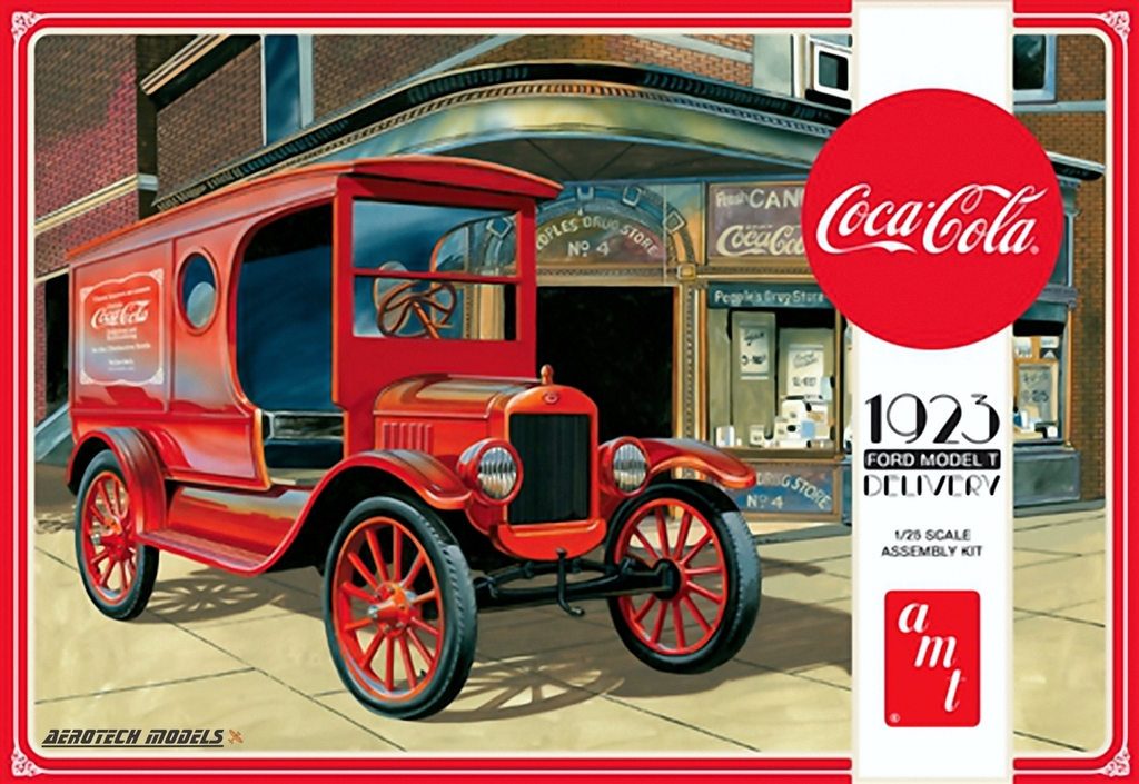 Furgão de entrega Coca-Cola Ford Modelo T 1923 - 1/25 - AMT