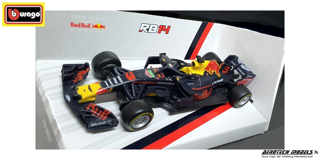 F1 Red Bull RB14 Max Verstappen #33 F1 2018 1/43 - BBurago - comprar online
