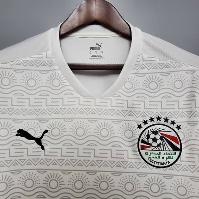 Camisa Egito Away 20/21 Torcedor Masculina - Branca