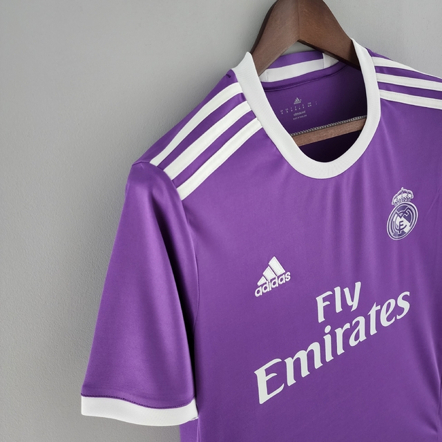 Camisa Real Madrid 2 Away 16/17 Roxa Adidas A Partir de R$ 199,90