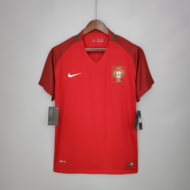 Camisa Seleção Portugal 2016 Torcedor Nike Masculina - Vermelho