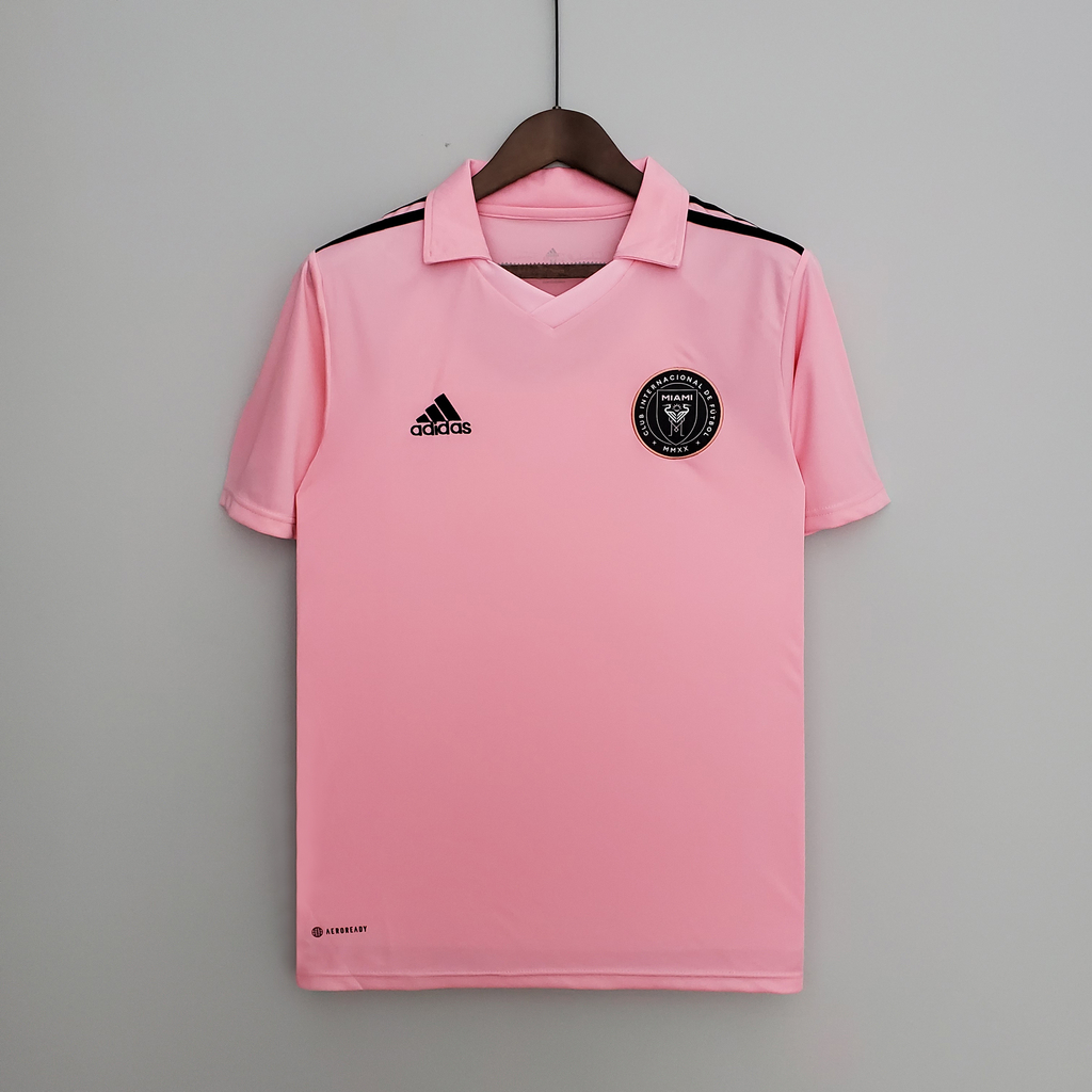 Camisa Inter Miami Home 2022\23 Torcedor Adidas Masculina Rosa