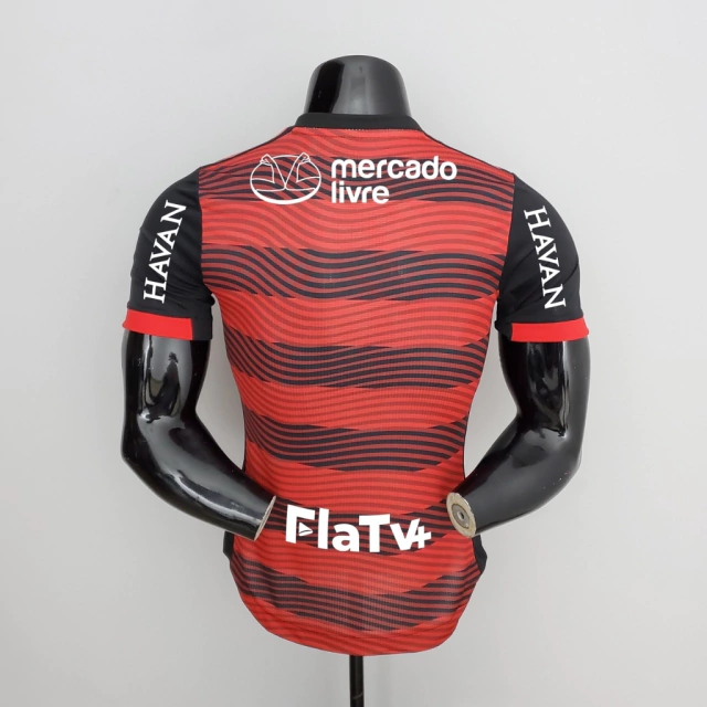 Camisa Flamengo Home Todos os Patrocinadores 22/23 Jogador Adidas