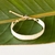 Chan Luu Bracelet with White and Beige Beetles - buy online