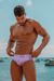 Ribbed Lavender Brief Cut