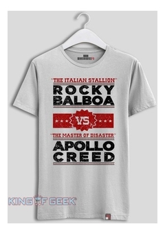 Camiseta Rocky Balboa Vs Apollo Creed - King of Geek