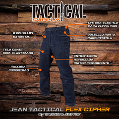 Jean tactico elastizado by Tactical Supply