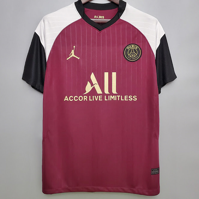 camisa psg vinho jordan