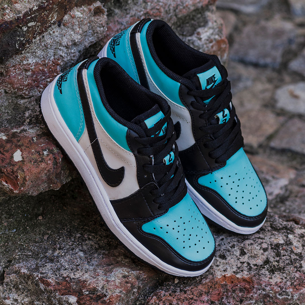 Nike Air Jordan Woman Negro/Turquesa - Brand Shoes