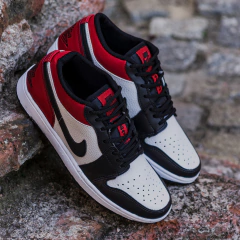Nike Air Jordan Negro/Rojo Shoes