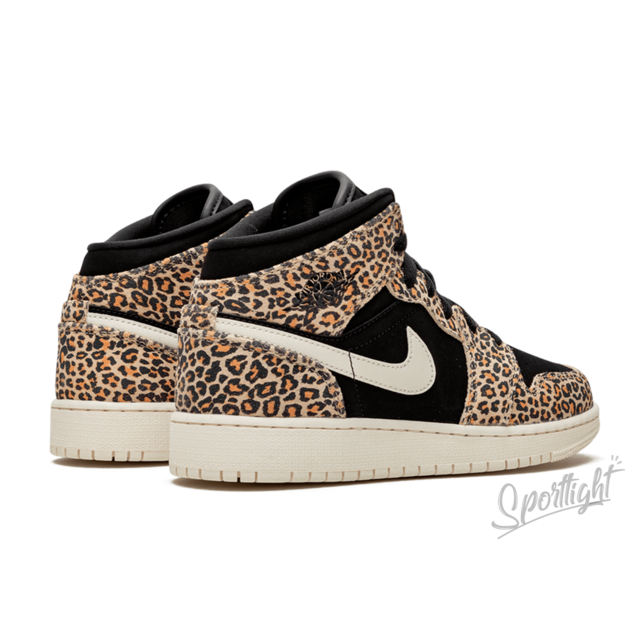 jordan 1 mid se leopard