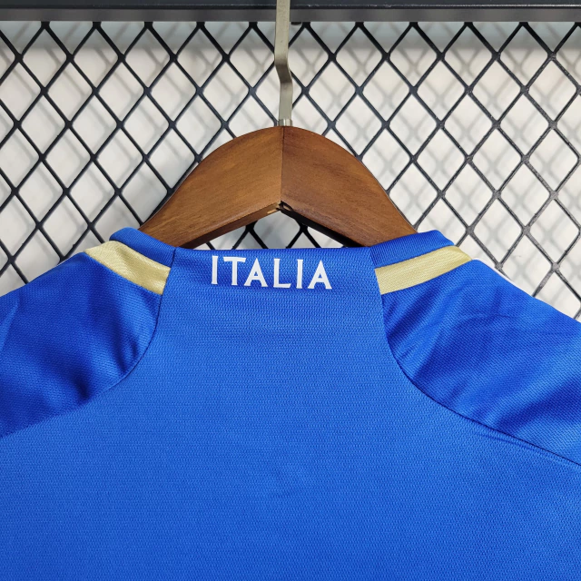 Camisa Seleção da Itália I Home 2023 2024 Feminina Azul