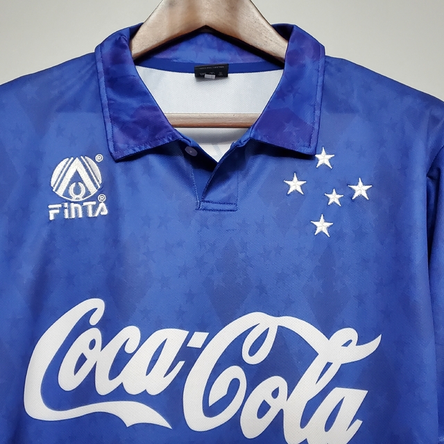 Camisa Retrô Cruzeiro I 93/94 - Masculina - Azul